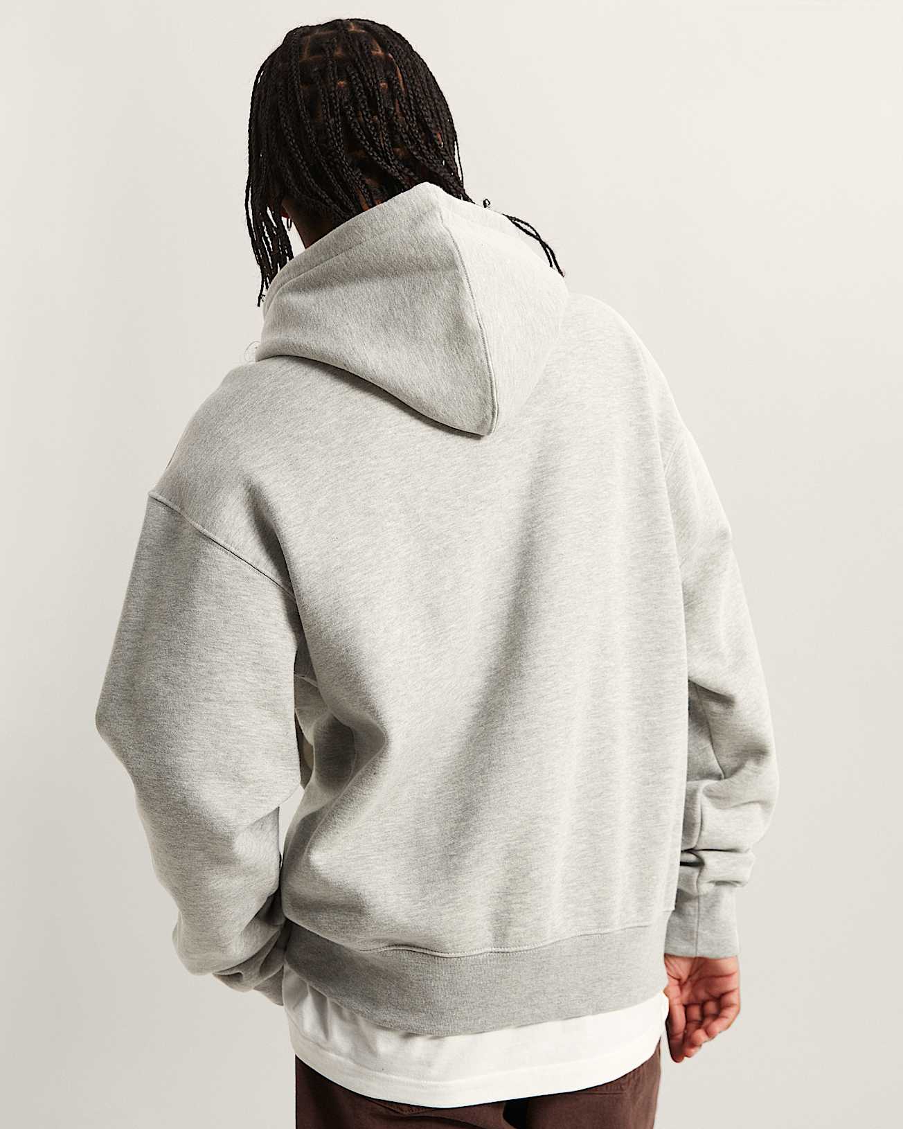 Vans Mens SideStripe Sportswear Pullover Hoodie - Cement Heather