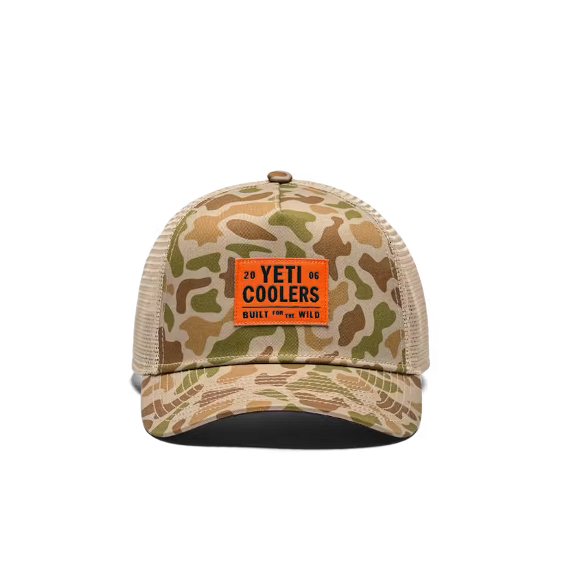 Yeti Coolers Camo Trucker Hat - Brown/Camo