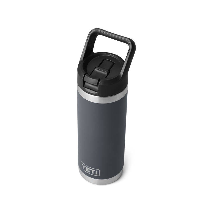 Yeti Rambler 18oz (532 ml) Straw Bottle - Charcoal