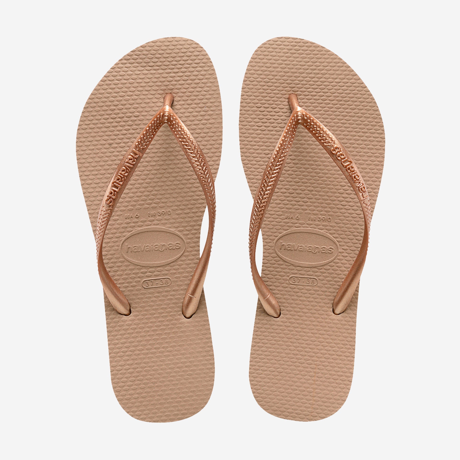 Havaianas Slim Flip Flops - Rose Gold - ManGo Surfing