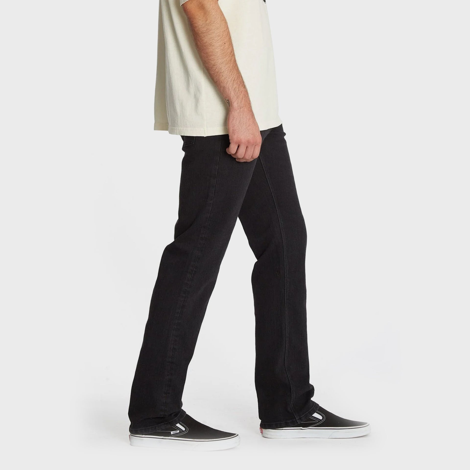 Solver Denim Jeans - Mens Trousers - Black Out - ManGo Surfing