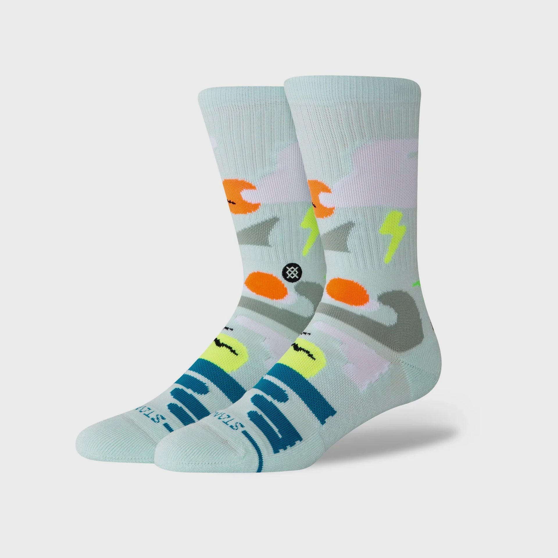 Stance Nimbus Crew Socks - Aqua - ManGo Surfing