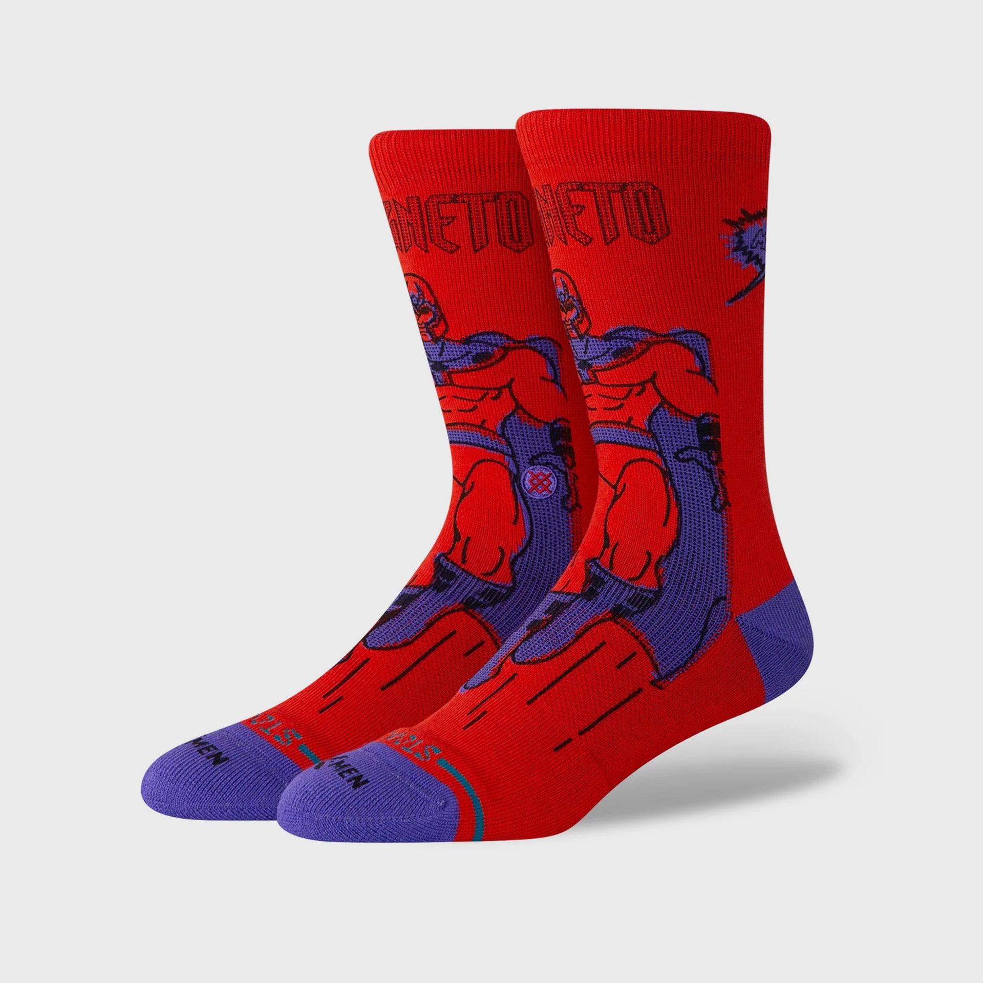 Stance Magneto Crew Socks - Red - ManGo Surfing