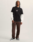 Vans Mens Starmarked Short Sleeve T-Shirt - Black