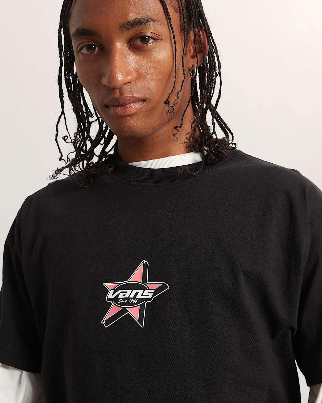 Vans Mens Starmarked Short Sleeve T-Shirt - Black