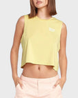 Stone Hour Crop Top - Womens Tank Top - Citron - ManGo Surfing