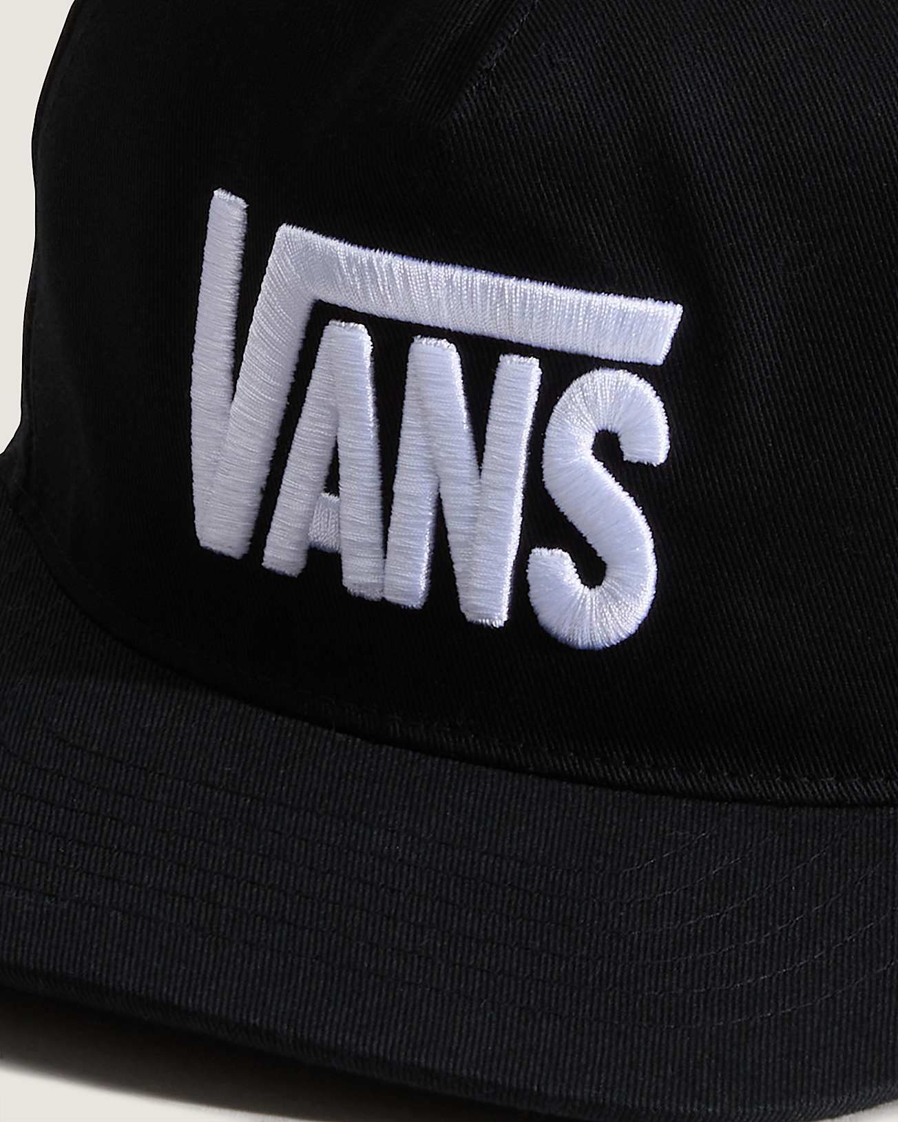 Vans Stretch Logo Snapback Hat - Black