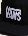 Vans Stretch Logo Snapback Hat - Black