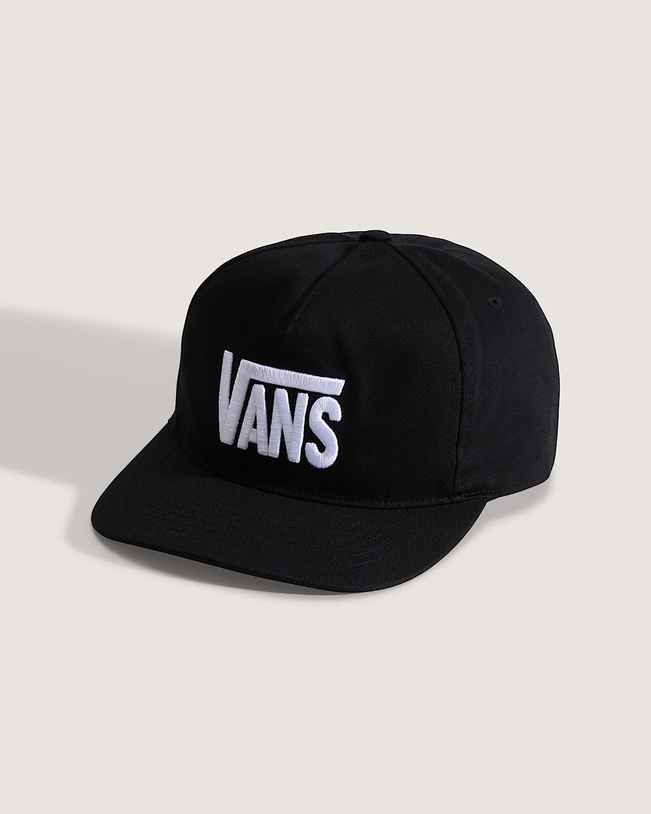Vans Stretch Logo Snapback Hat - Black