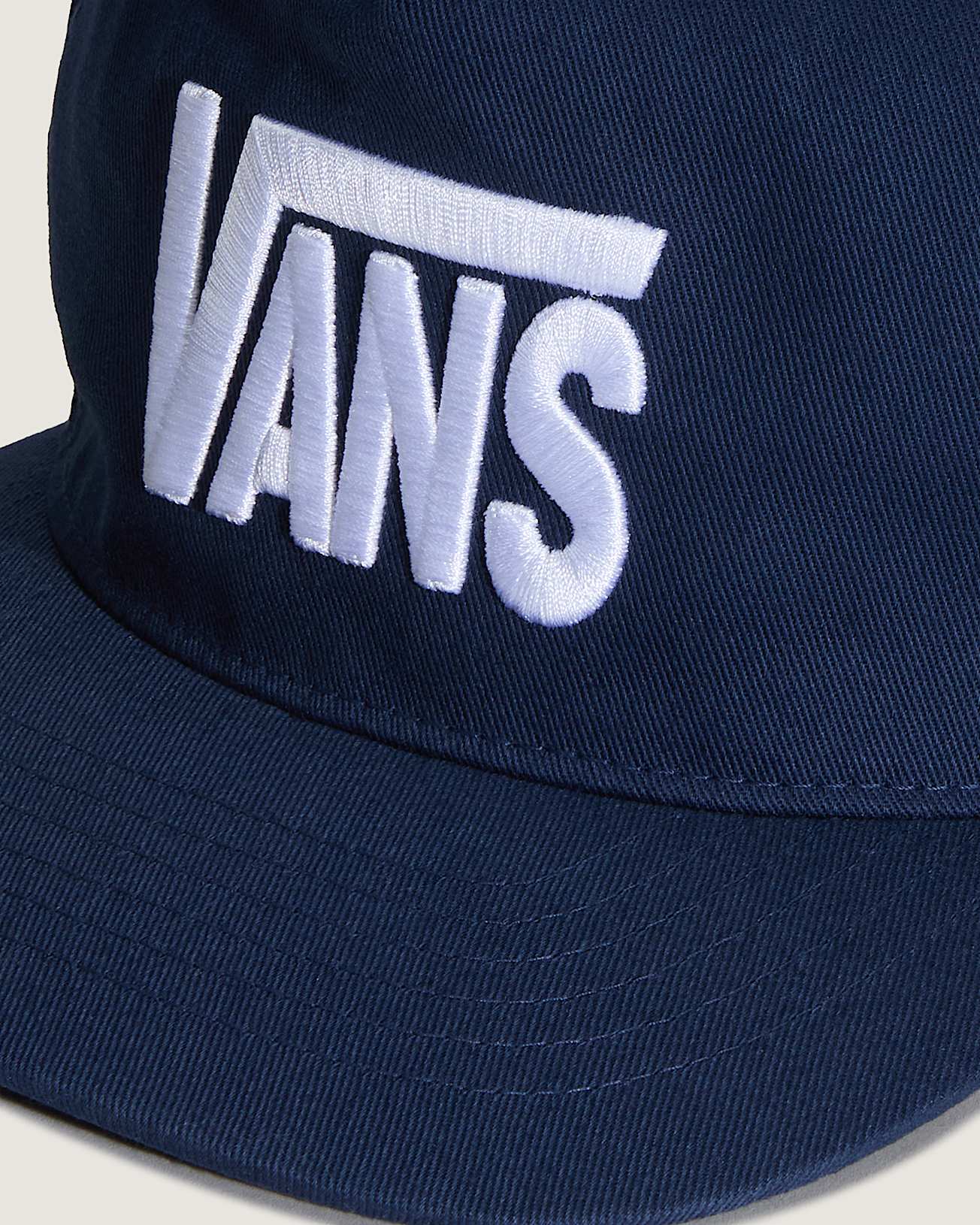 Vans Stretch Logo Snapback Hat - One Size - Dress Blues