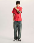 Vans Mens Stretch Logo Short Sleeve T-Shirt - Crimson Haze