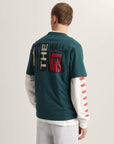 Vans Mens Stretch Stack Crackle T-Shirt - Mystic Moss