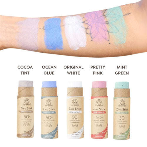 Suntribe Organic Mineral Zinc Sun Stick SPF 50 - Mint Green