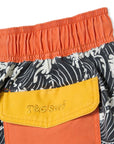 T&C Surf Designs Aloha Elastic 17.5" Beach Shorts - Black