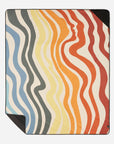 Slowtide Textured Waves Picnic Blanket - Multicoloured - ManGo Surfing