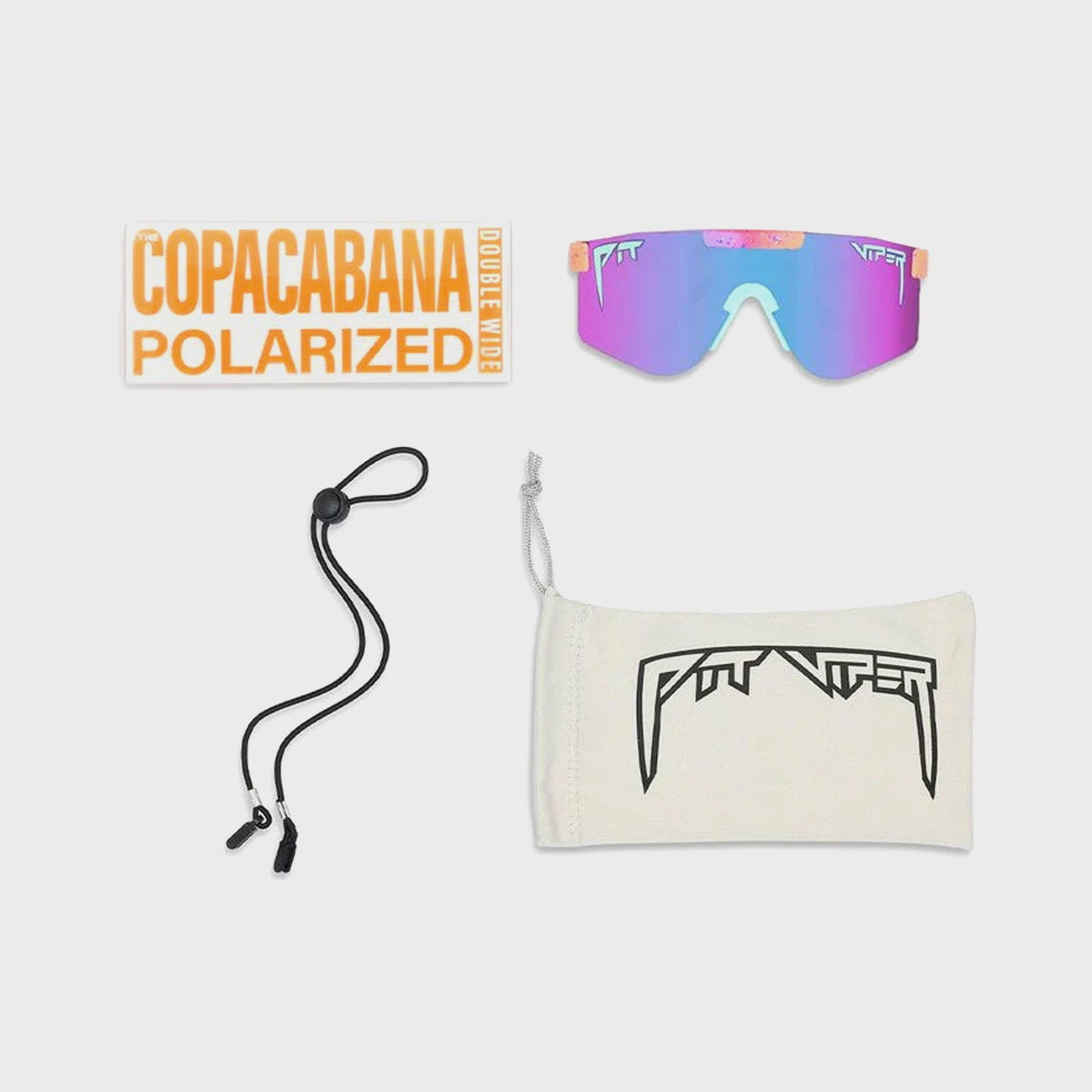 The Copacabana Polarized Double Wide - Unisex Sunglasses - ManGo Surfing