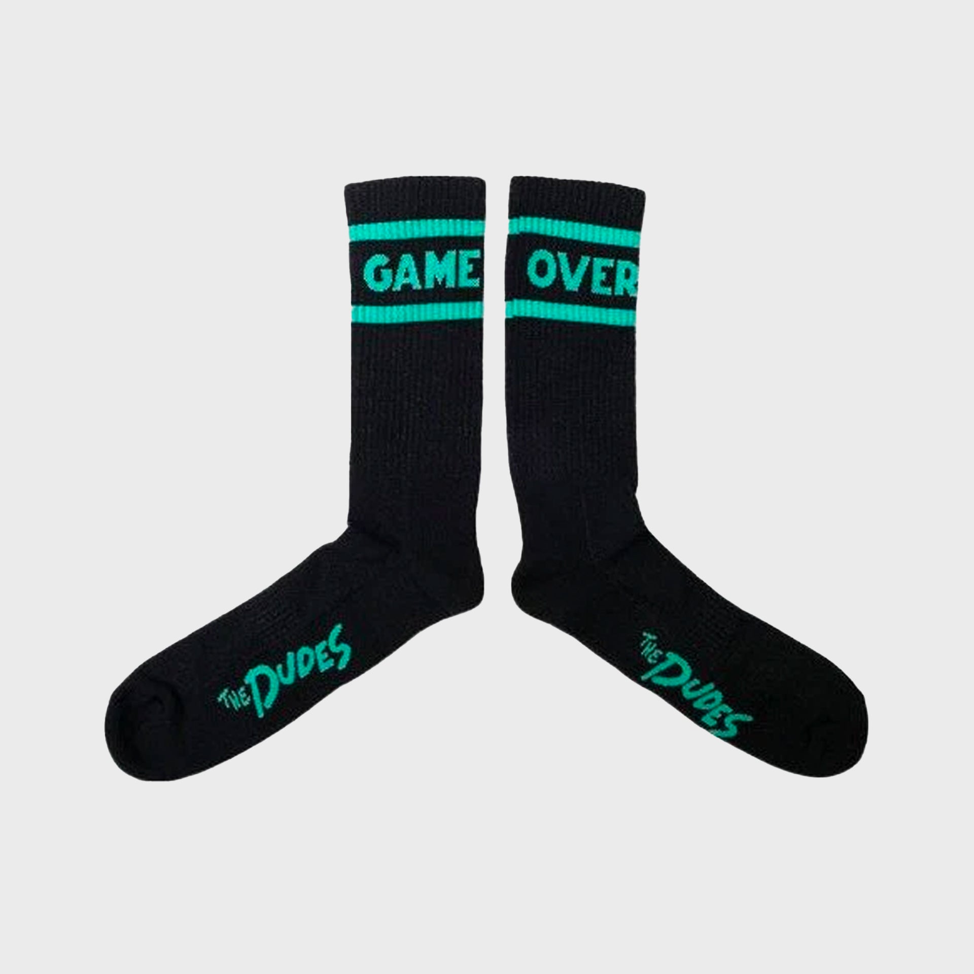 The Dudes Game Over Socks - Black - ManGo Surfing