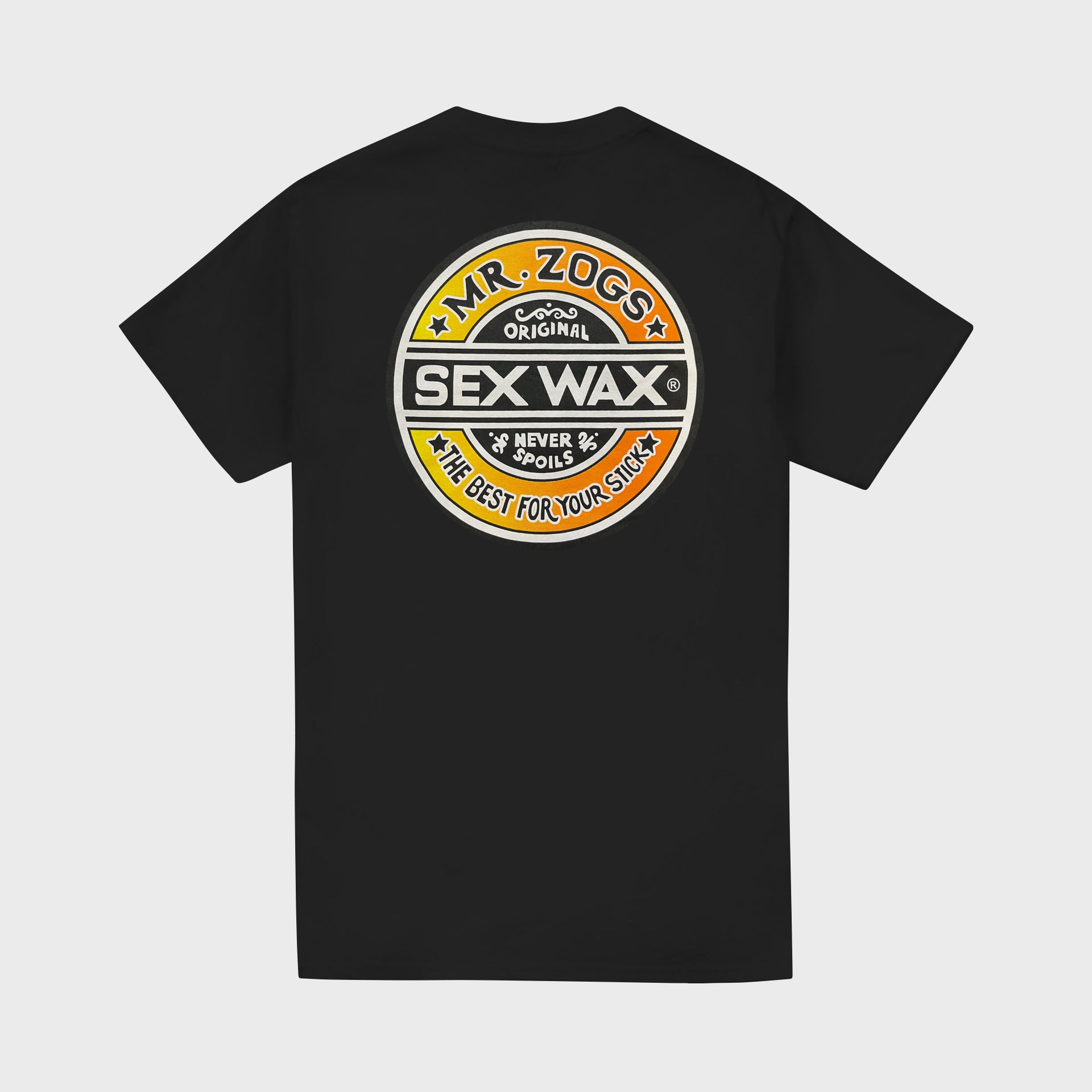 Sex Wax The Fade Mens T-Shirt - Black - ManGo Surfing
