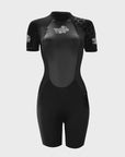 TWF Turbo 2/5 Womens Shortie Wetsuit - Black - ManGo Surfing