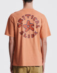 The Critical Slide Society Mens Coil T-Shirt - Dark Peach