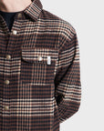 The Critical Slide Society Mens Huski Overshirt - Brown - ManGo Surfing