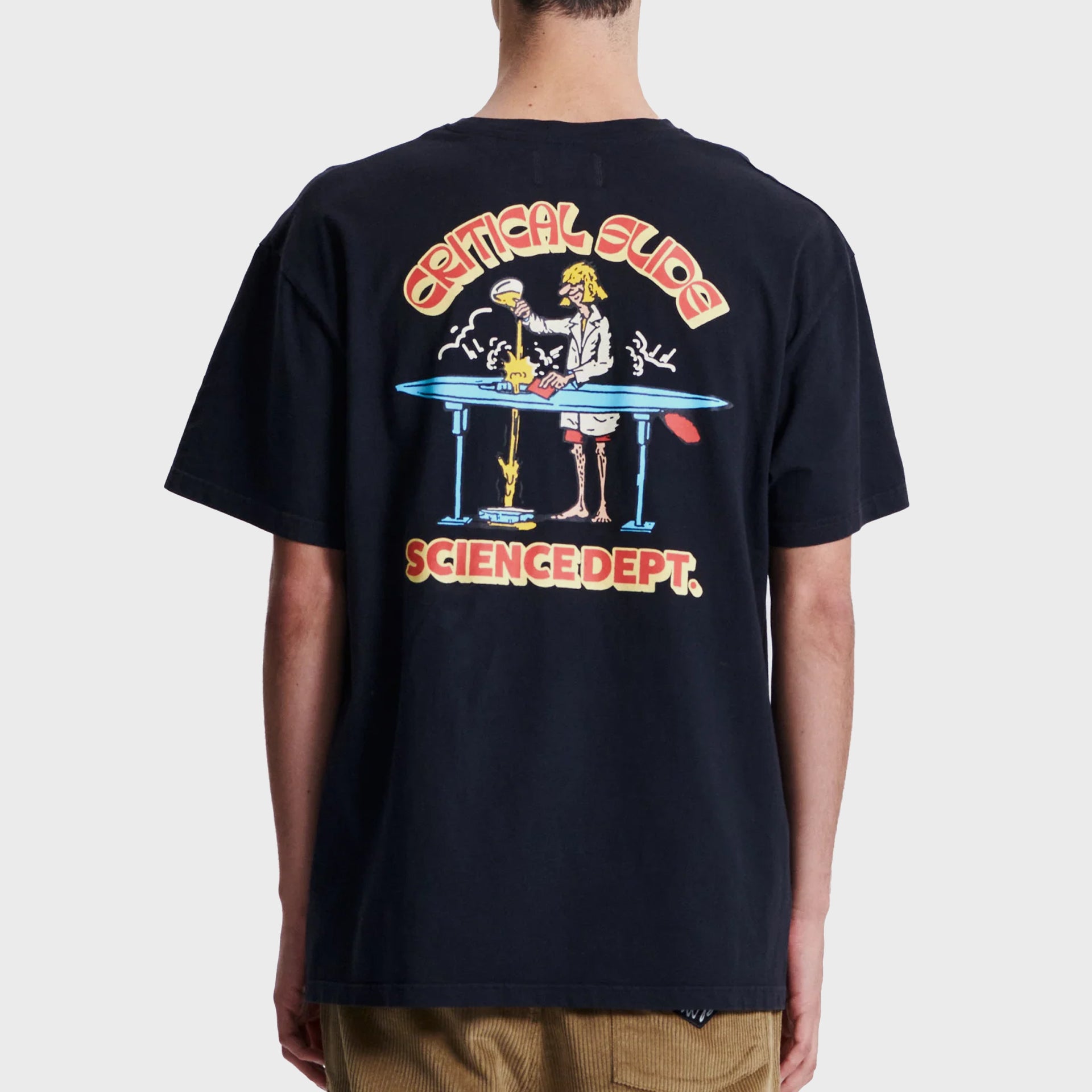 The Critical Slide Society Mens Scientist T-Shirt - Vintage Black - ManGo Surfing