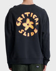 The Critical Slide Society Mens Seeker Crew Sweatshirt - Phantom - ManGo Surfing