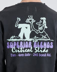 The Critical Slide Society Mens The Blends Long Sleeve T-Shirt - Phantom - ManGo Surfing