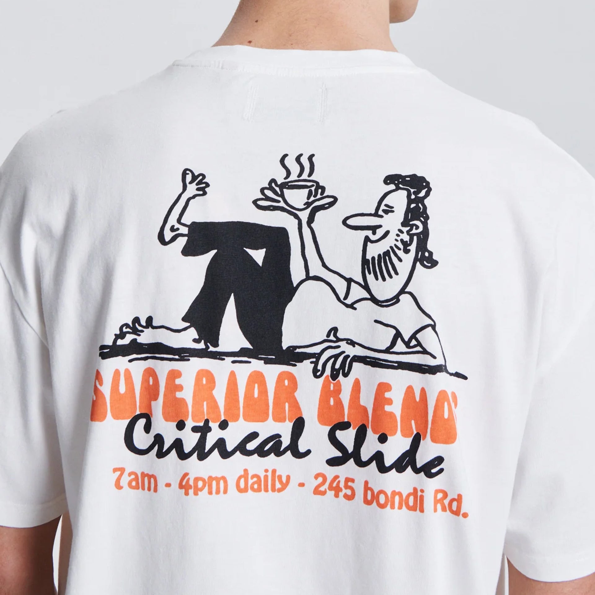 The Critical Slide Society Mens The Blends T-Shirt - Vintage White - ManGo Surfing