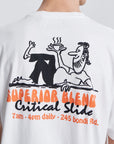 The Critical Slide Society Mens The Blends T-Shirt - Vintage White - ManGo Surfing
