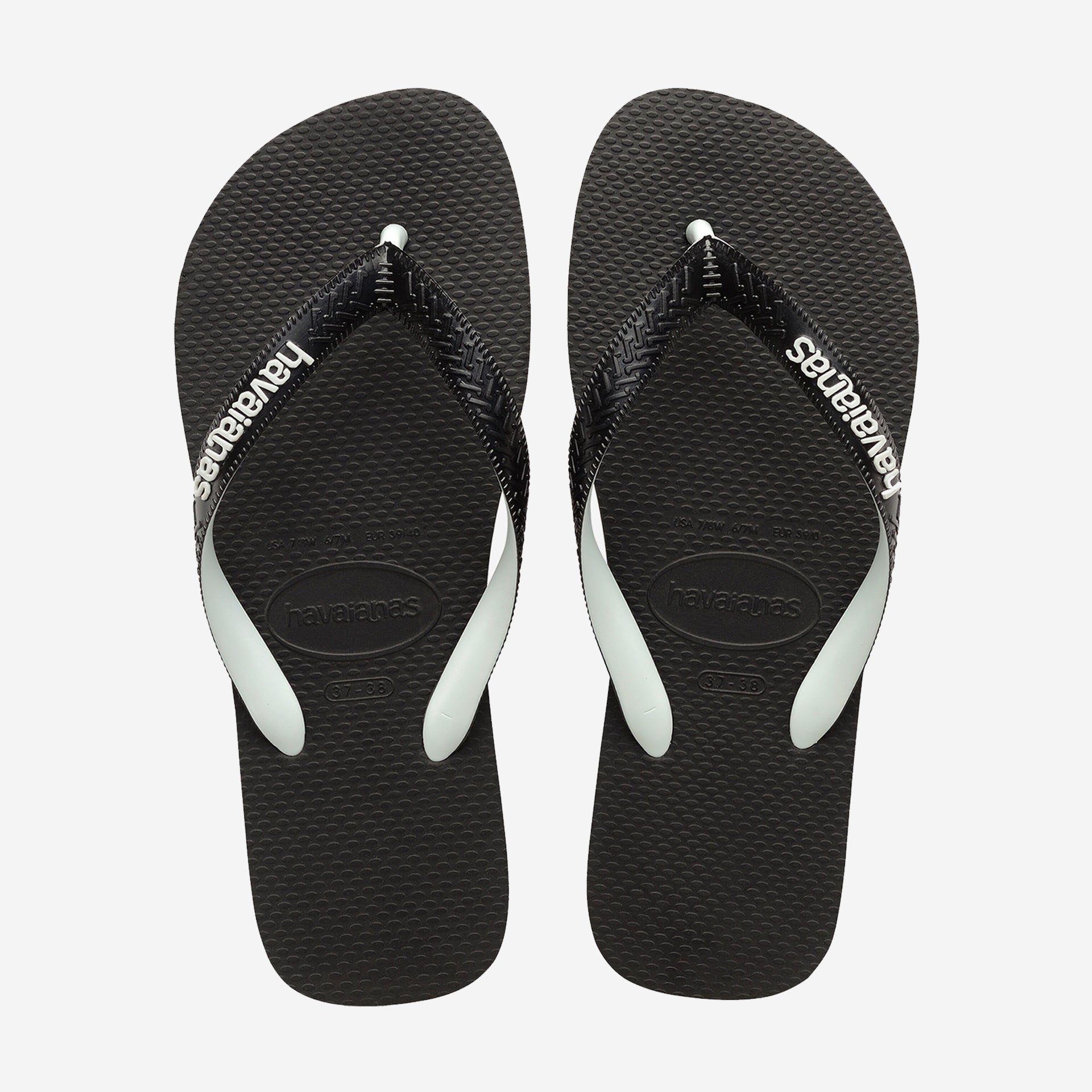 Havaianas Top Mix Flip Flops - Black/Black - ManGo Surfing