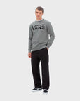 Vans Classic Crew Sweater | Cement Heather/Black | Men - ManGo Surfing