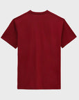 Vans Classic Mens T-Shirt - Syrah Red/White - ManGo Surfing