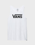 Vans Classic Mens Vest Top - White/Black - ManGo Surfing