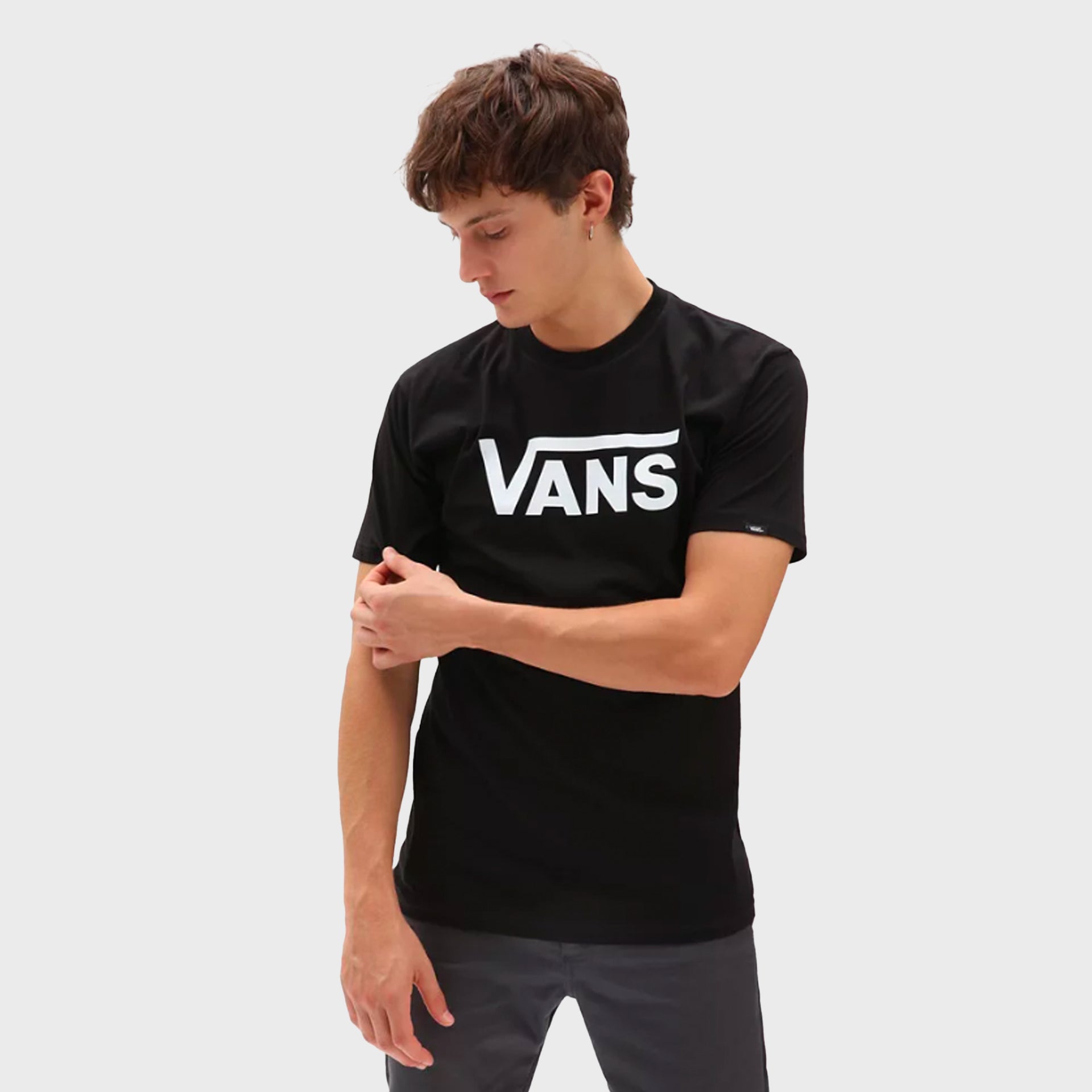 Vans Classic T Shirt | Black/White - ManGo Surfing