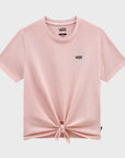 Vans Junior V Wash Knot Women's T-Shirt - Rose Smoke - ManGo Surfing