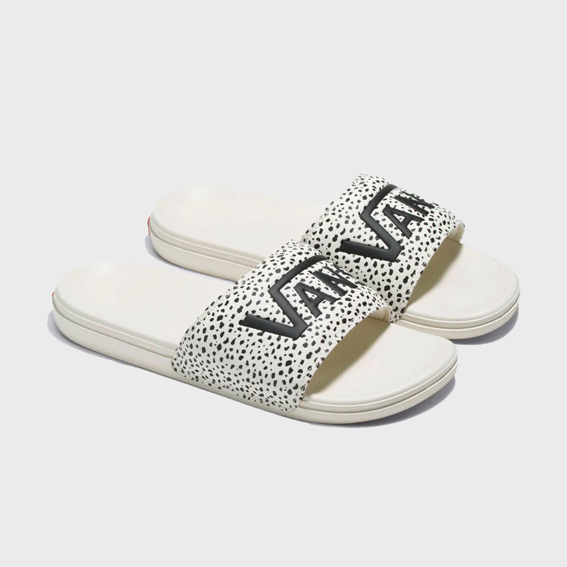 Vans La Costa Slide-On Sandals - Animal Marshmallow/Black - ManGo Surfing