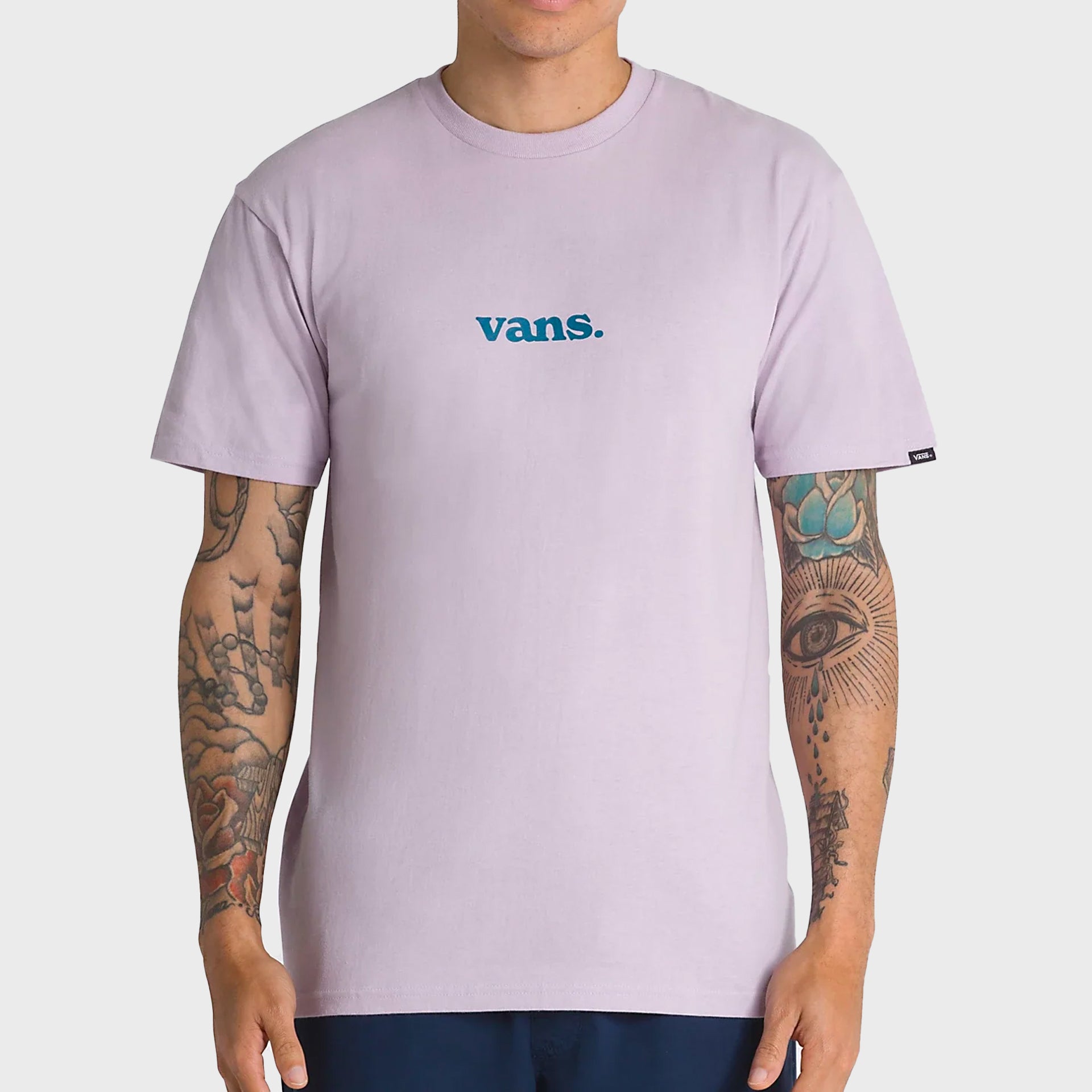 Vans Lower Corecase Mens T-Shirt - Lavender Frost - ManGo Surfing