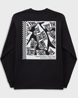 Vans Mens Tech Box Long Sleeve T-Shirt - Black - ManGo Surfing