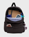 Vans Old Skool Check Backpack - One Size - Black/Charcoal - ManGo Surfing