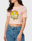 Vans Resort Mix Women's Crop T-Shirt - Tropical Peach - ManGo Surfing