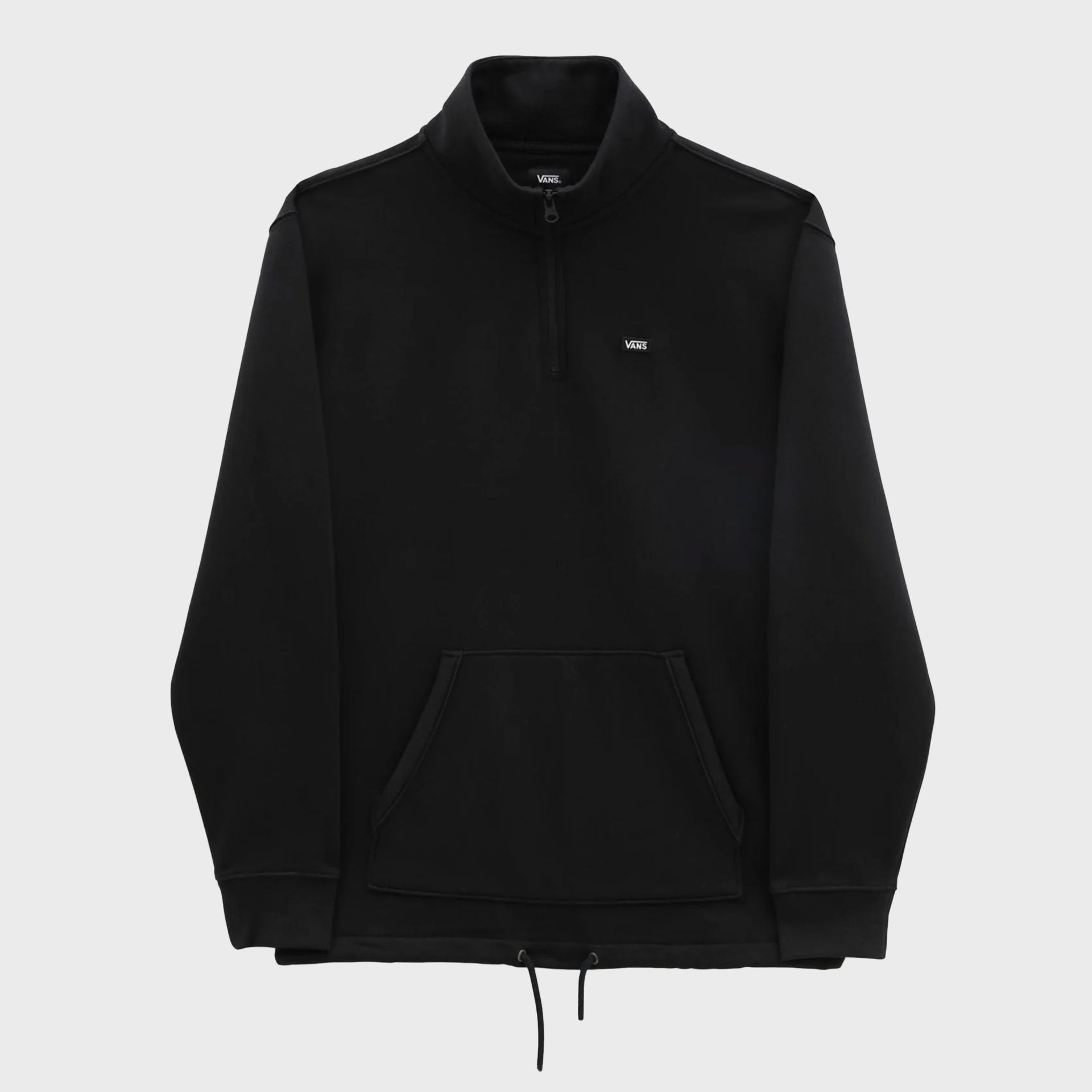 Vans Versa Standard Mens Quarter Zip Sweatshirt - Black - ManGo Surfing