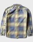 Vissla Mens Eco-zy Long Sleeve Polar Flannel Shirt - Muted Lime - ManGo Surfing