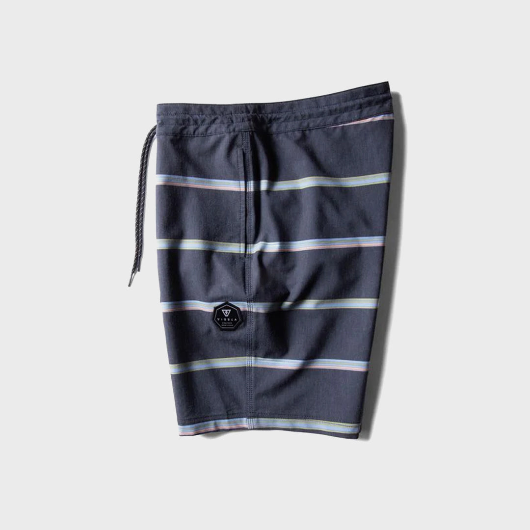 Vissla Mens Spaced Out 18.5&quot; Boardshorts - Black - ManGo Surfing