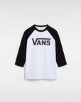 Vans Kids Classic Raglan T-Shirt (8-14 Years) - Black