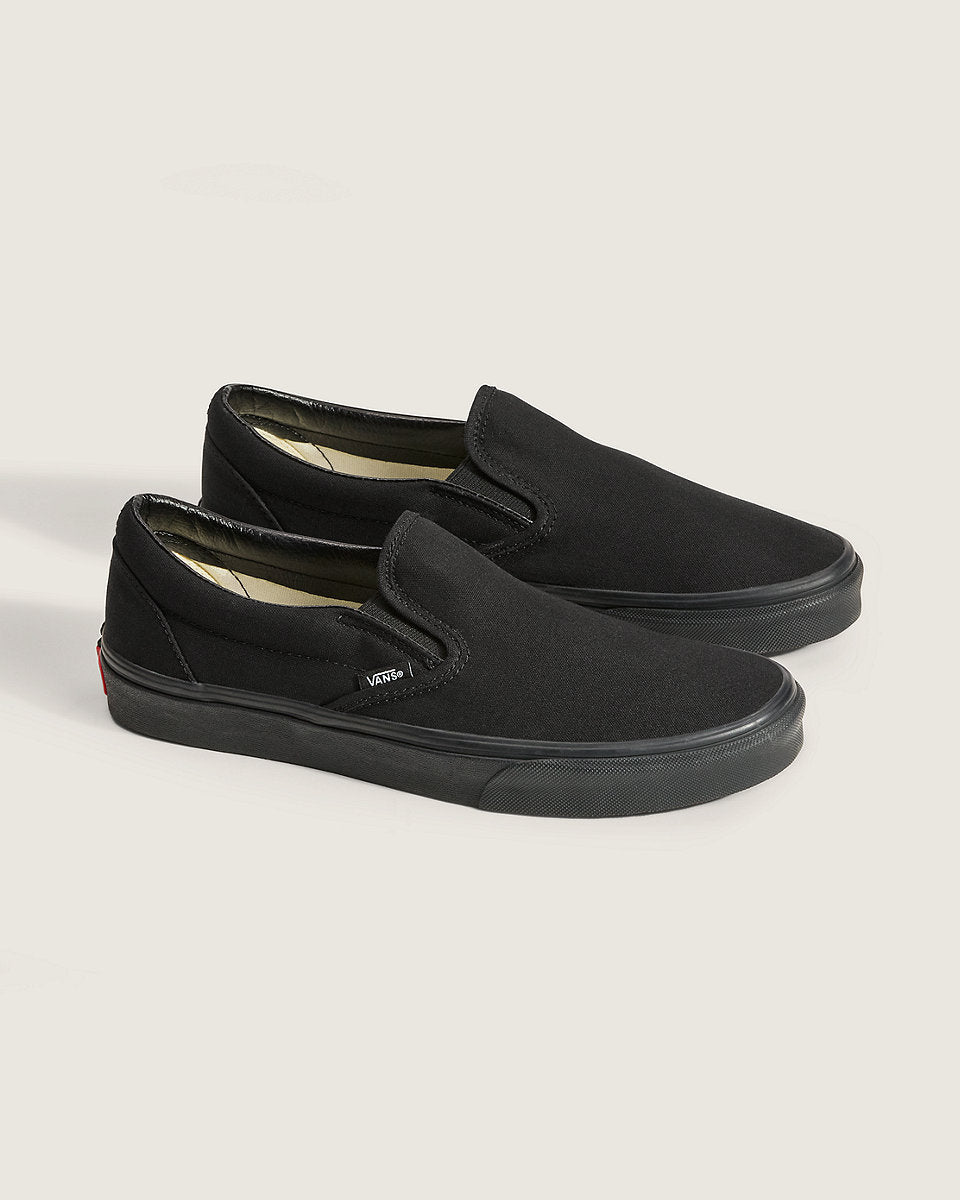 Vans Classic Slip-On Shoes - Black/Black - ManGo Surfing