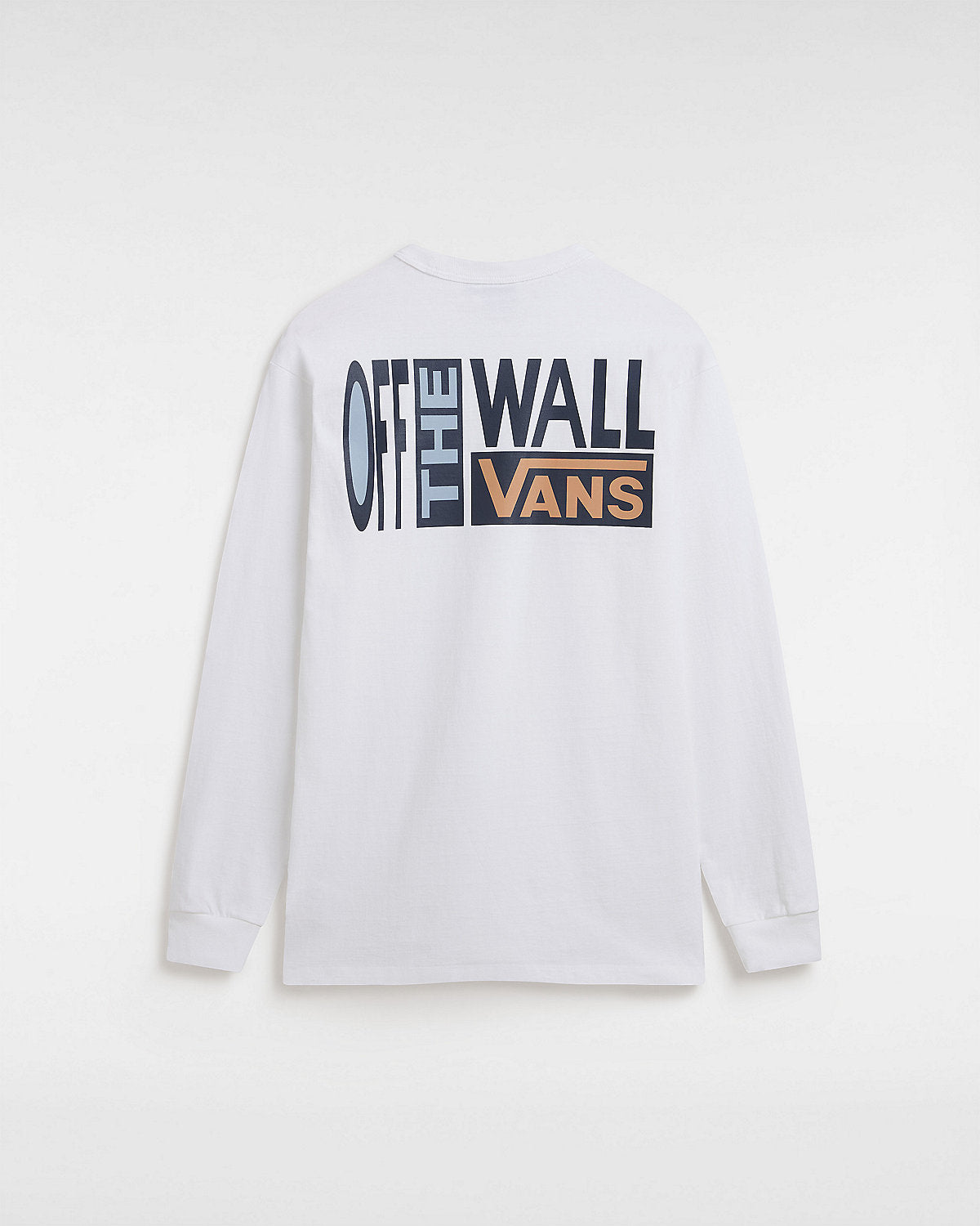 Vans Mens Off the Wall II Logo Long Sleeve T-Shirt - White - ManGo Surfing