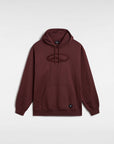 Vans Mens Oval Loose Pullover Hoodie - Bitter Chocolate