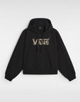 Vans Womens Animalier Loose Pullover Hoodie - Black