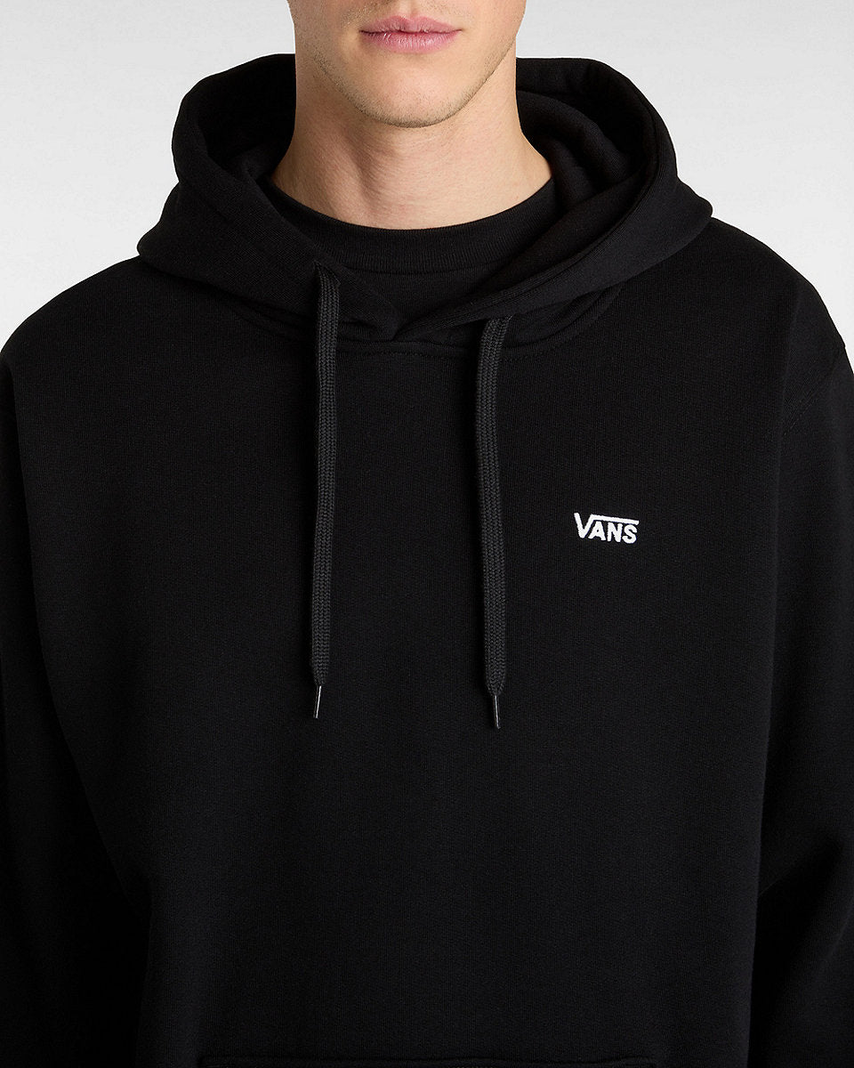 Vans Mens Left Chest Embroidered Logo Pullover Hoodie - Black - ManGo Surfing